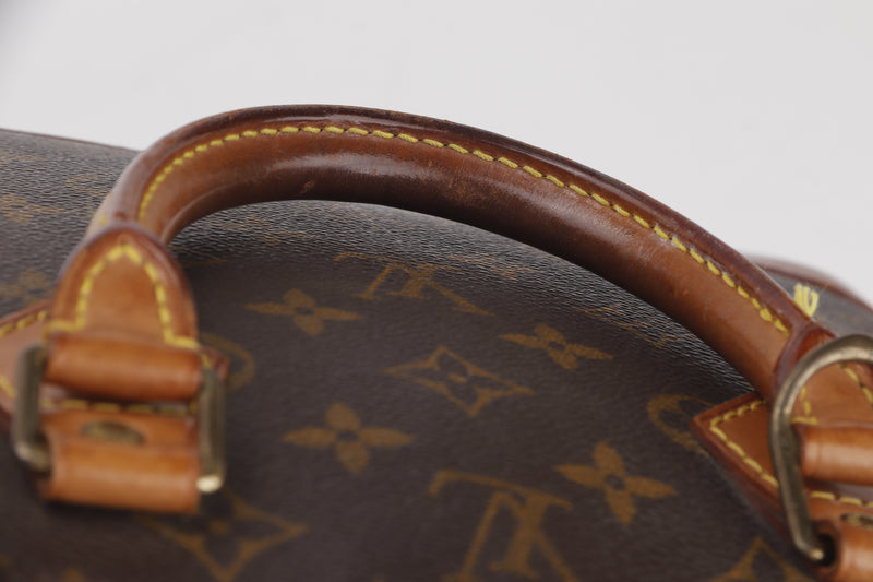 LOUIS VUITTON ALMA PM BROWN MONOGRAM CANVAS GOLD HARDWARE, NO STRAP & DUST COVER