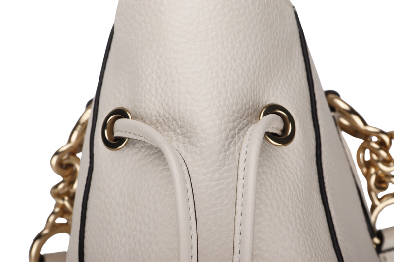 COACH SHOULDER BAG (A1954-F72650) LARGE WHITE GOLD HARDWARE WITH DUST COVER