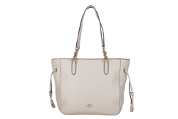 COACH SHOULDER BAG (A1954-F72650) LARGE WHITE GOLD HARDWARE WITH DUST COVER
