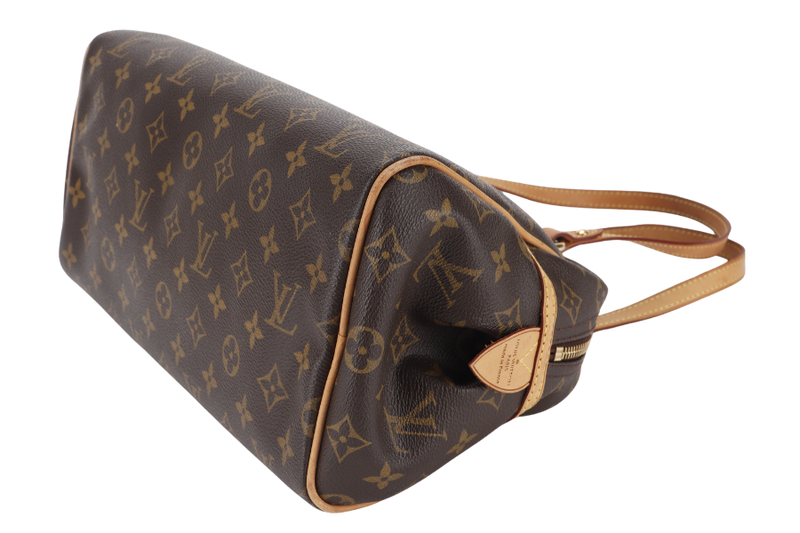 LOUIS VUITTON M95565 MONTORGUEI PM MONOGORAM CANVAS SHOULDER BAG GOLD HARDWARE WITH LOCK ONLY