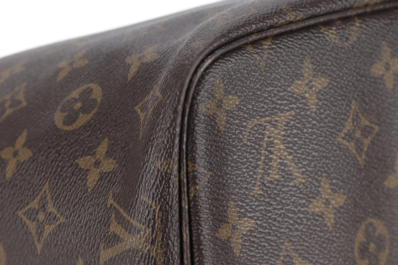 LOUIS VUITTON NEVERFULL MM MONOGRAM CANVAS WITH SMALL POUCH GOLD HARDWARE