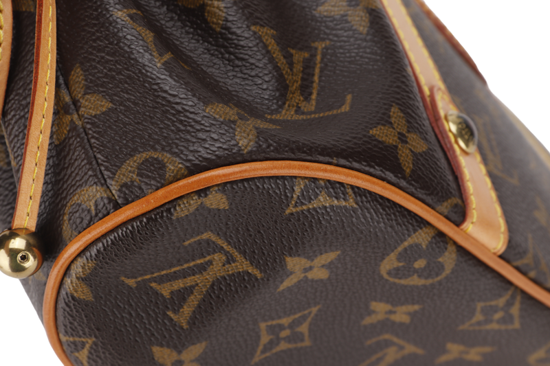 LOUIS VUITTON TEDA HANDBAG GM MONOGRAM CANVAS GOLD HARDWARE (M92393) WITH DUST COVER