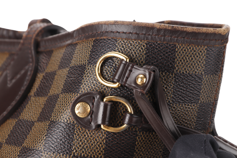 LOUIS VUITTON NEVERFULL MM (M40156) BROWN DAMIER EBENE GOLD HARDWARE NO DUST COVER