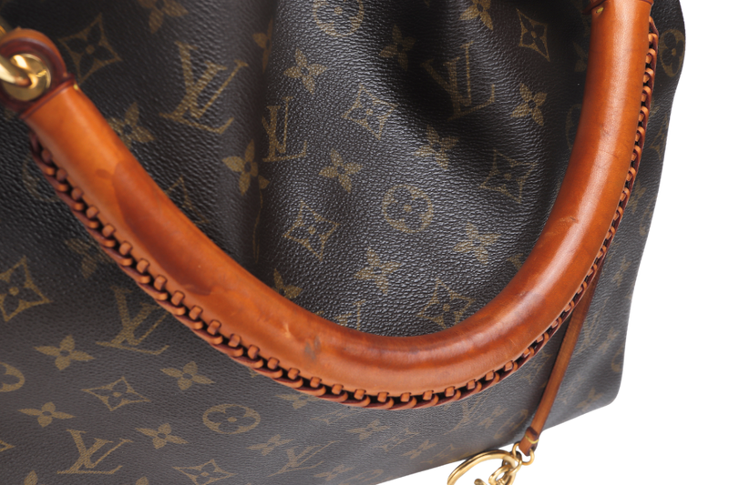 LOUIS VUITTON MM ARTSY MONOGRAM (M40249) CANVAS GOLD HARDWARE HOBO BAG NO DUST COVER