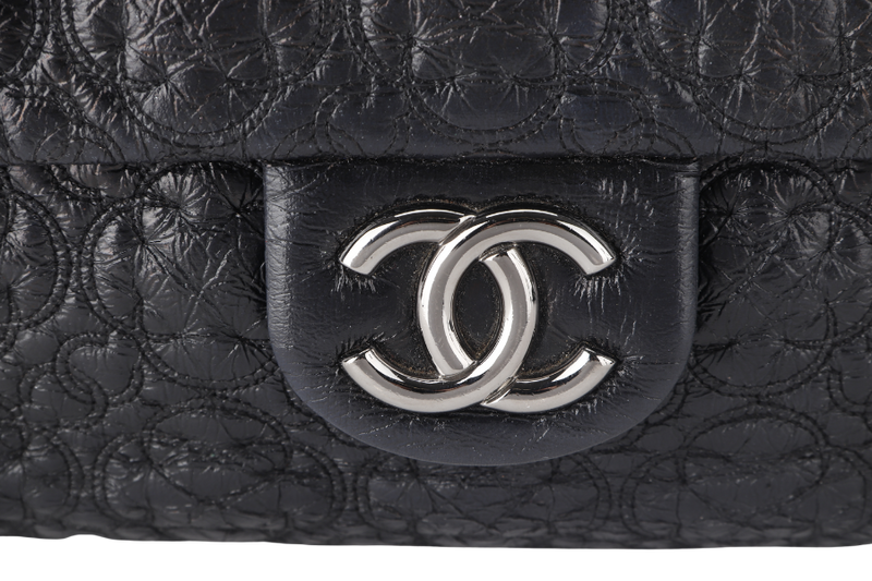 CHANEL LUCKY CHARM MEDIUM PURPLE LAMBSKIN LEATHER SILVER HARDWARE (1294xxxx) NO DUST COVER