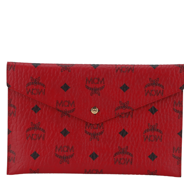 Mcm clutch red hot sale