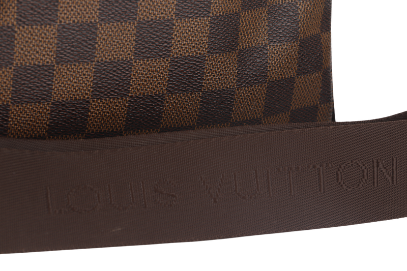 LOUIS VUITTON NAVIGLIO DAMIER EBENE CANVAS GOLD HARDWARE NO DUST COVER