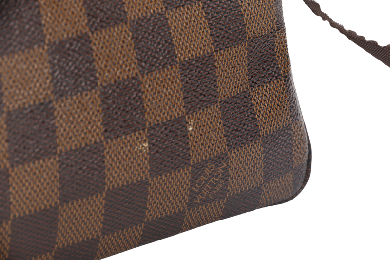 LOUIS VUITTON NAVIGLIO DAMIER EBENE CANVAS GOLD HARDWARE NO DUST COVER