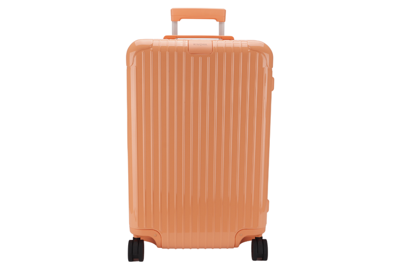 RIMOWA ESSENTIAL CABIN LIGHTWEIGHT CARRY-ON PAPAYA ORANGE LUGGAGE WITH DUST COVER