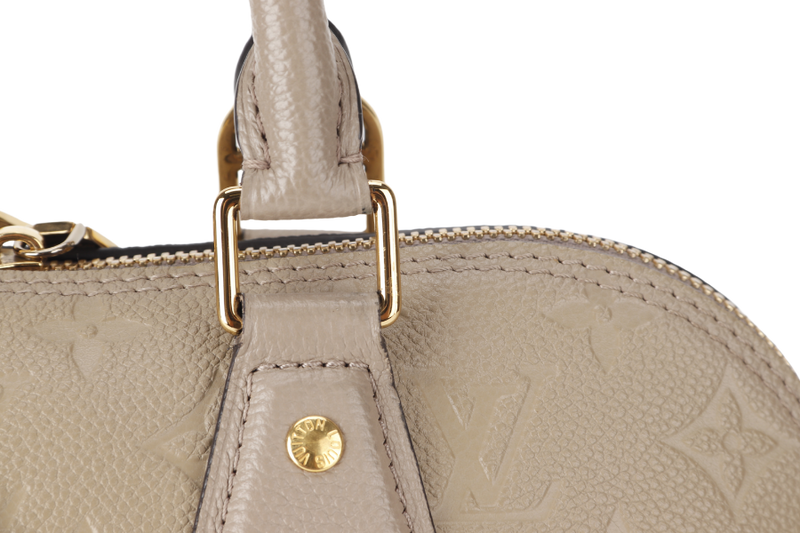 LOUIS VUITTON NEO ALMA PM (M44885) BEIGE EMPRIENTE LEATHER GOLD HARDWARE WITH LOCK&KEYS AND DUST COVER