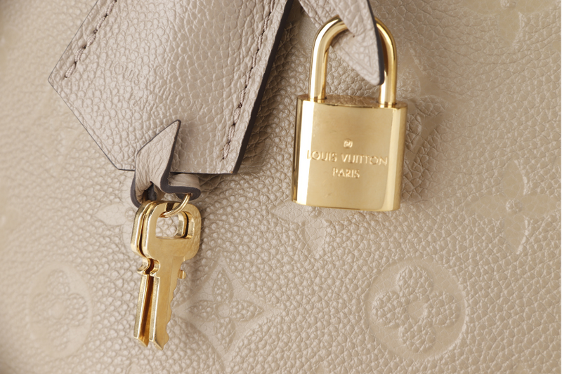 LOUIS VUITTON NEO ALMA PM (M44885) BEIGE EMPRIENTE LEATHER GOLD HARDWARE WITH LOCK&KEYS AND DUST COVER