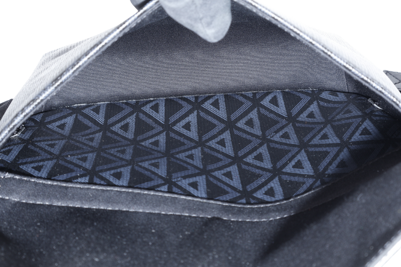 CHRISTIAN DIOR HIT THE ROAD DIAMOND BACKPACK (16-BO-0272) LARGE BLACK CANVAS BLACK HARDWARE WITH CARD
