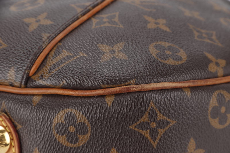 LOUIS VUITTON GALLIERA PM MONOGRAM CANVAS GOLD HARDWARE WITH DUST COVER