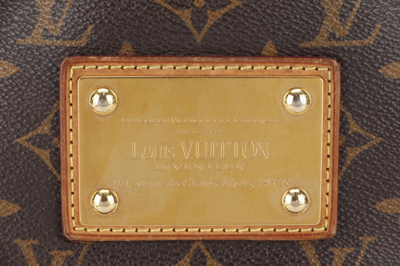 LOUIS VUITTON GALLIERA PM MONOGRAM CANVAS GOLD HARDWARE WITH DUST COVER