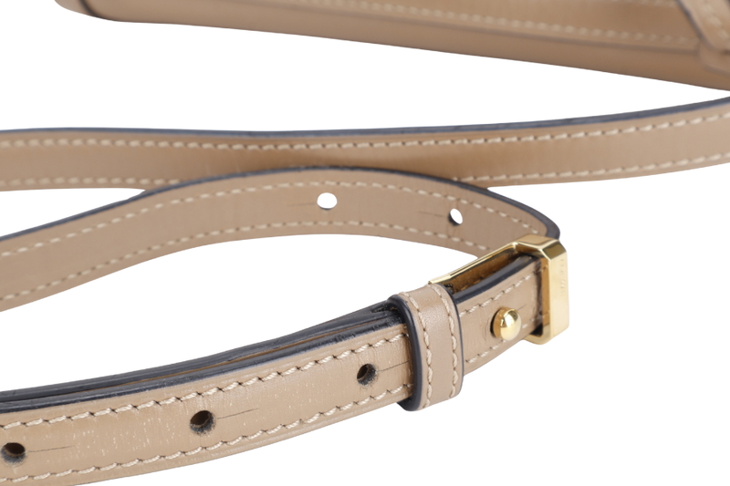 LOEWE BARCELONA MEDIUM BROWN LEATHER CALF LEATHER GOLD HARDWARE NO DUST COVER