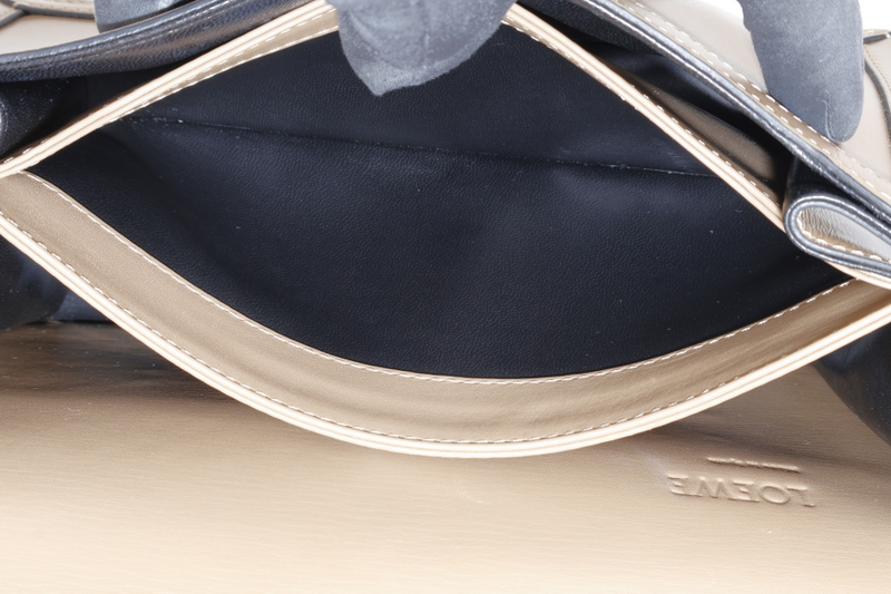 LOEWE BARCELONA MEDIUM BROWN LEATHER CALF LEATHER GOLD HARDWARE NO DUST COVER