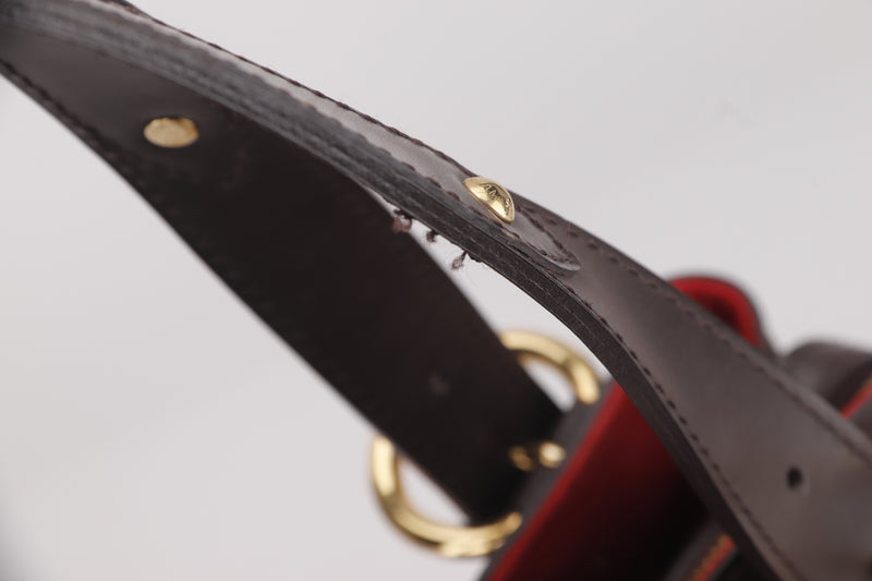 LOUIS VUITTON N41542 SISTA PM DAMIER EBÈNE, NO DUST COVER
