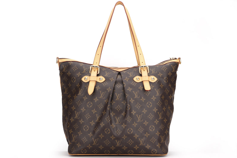 LOUIS VUITTON MONOGRAM PALERMO GM (M40146), WITH STRAP & DUST COVER