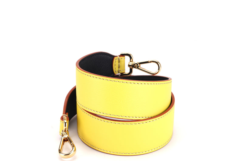FENDI STRAP YOU, YELLOW & BLACK COLOR, GOLD HARDWARE, WITH DUST COVER