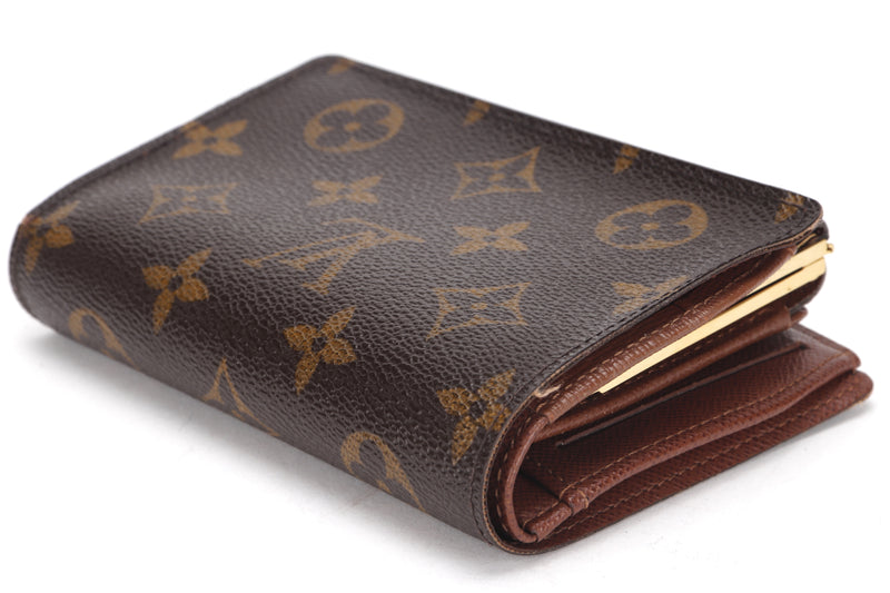 LOUIS VUITTON VINTAGE KISSLOCK BIFOLD (MI0110) MONOGRAM, NO DUST COVER & BOX