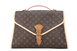 LOUIS VUITTON M51122 BEL AIR (SL0977) MONOGRAM CANVAS GOLD HARDWARE WITH STRAP & DUST COVER