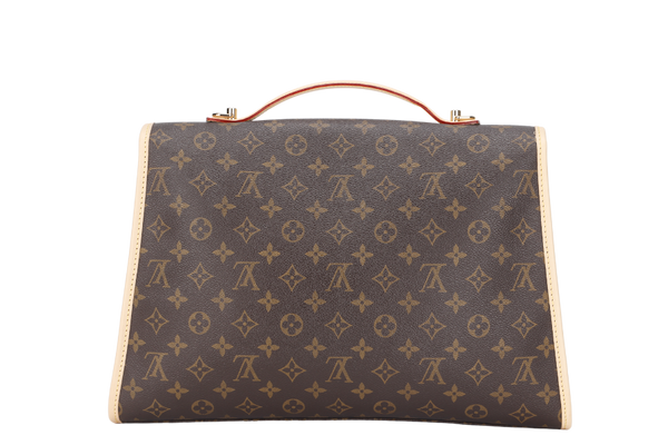 LOUIS VUITTON M51122 BEL AIR (SL0977) MONOGRAM CANVAS GOLD HARDWARE WITH STRAP & DUST COVER