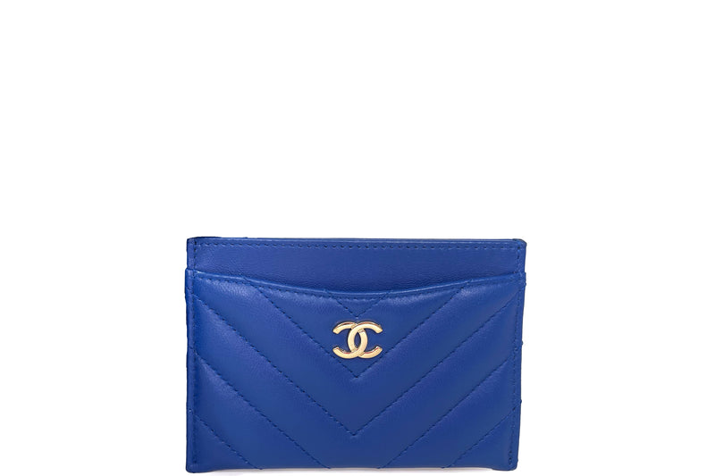 Buy Chanel Blue Caviar Classic Flap Card Holder w/ Box Chanel with the best  price