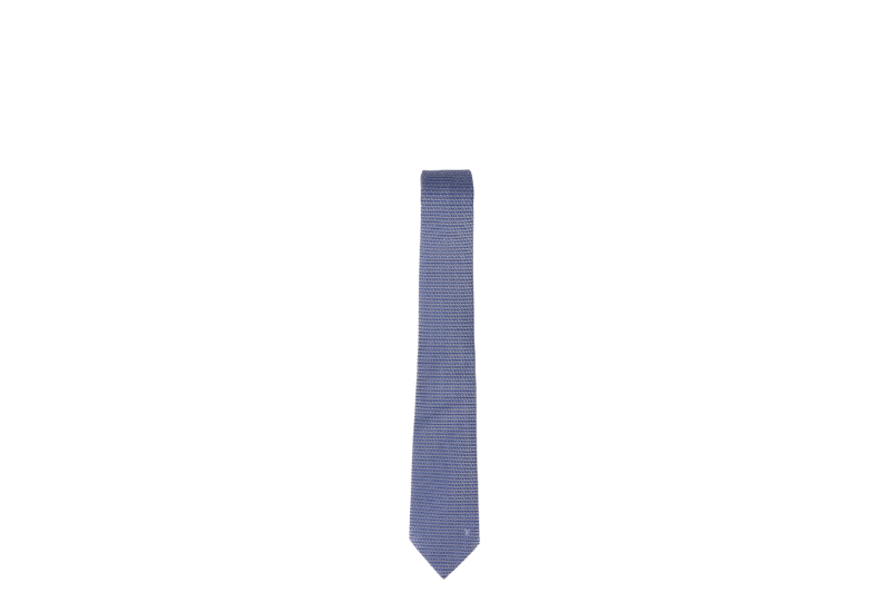 LOUIS VUITTON M71200 DIAMONDS V TIE BLUE MARINE, WITH BOX