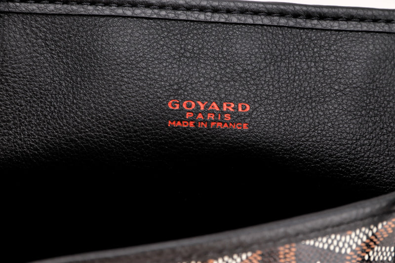 Goyard Black Leather Mini Anjou Tote Goyard