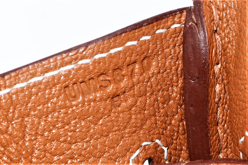 HERMES BIRKIN 30CM (STAMP U) GOLD COLOR EPSOM LEATHER, GOLD HARDWARE, WITH LOCK, KEYS, DUST COVER & BOX