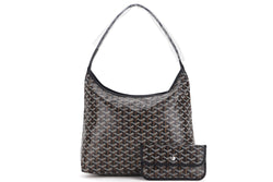 GOYARD SAC HOBO BOHEME PM NOIR YELLOW HEART SHAPE, WITH DUST COVER