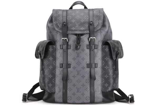 LOUIS VUITTON M45419 CHRISTOPHER MM MONOGRAM ECLIPSE REVERSE, WITH DUST COVER