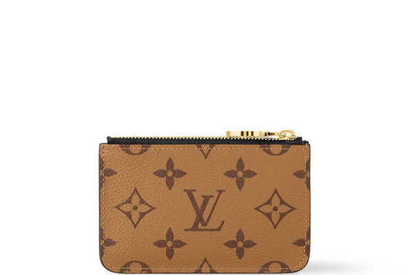 LOUIS VUITTON M81912 ROMY CARD HOLDER MONOGRAM REVERSE, WITH DUST COVER & BOX