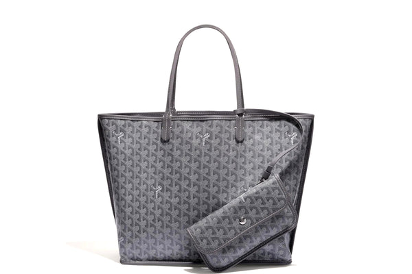 GOYARD ANJOU PM BAG GREY COLOR, WITH DUST COVER