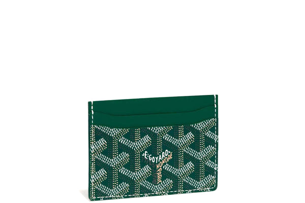 GOYARD SAINT-SULPICE CARD WALLET GREEN COLOR WITH BOX