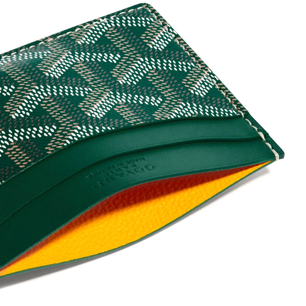GOYARD SAINT-SULPICE CARD WALLET GREEN COLOR WITH BOX