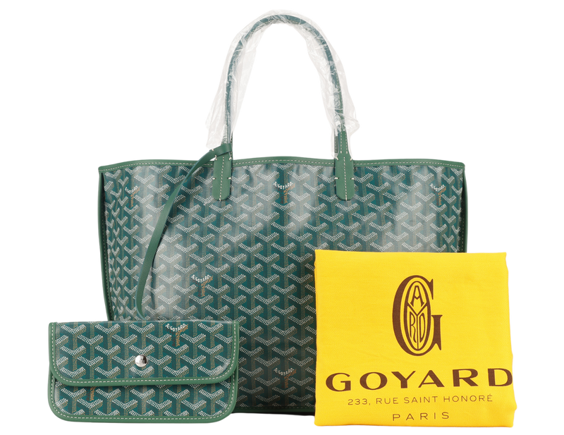 GOYARD ANJOU PM BAG GREEN COLOR WITH DUST COVER