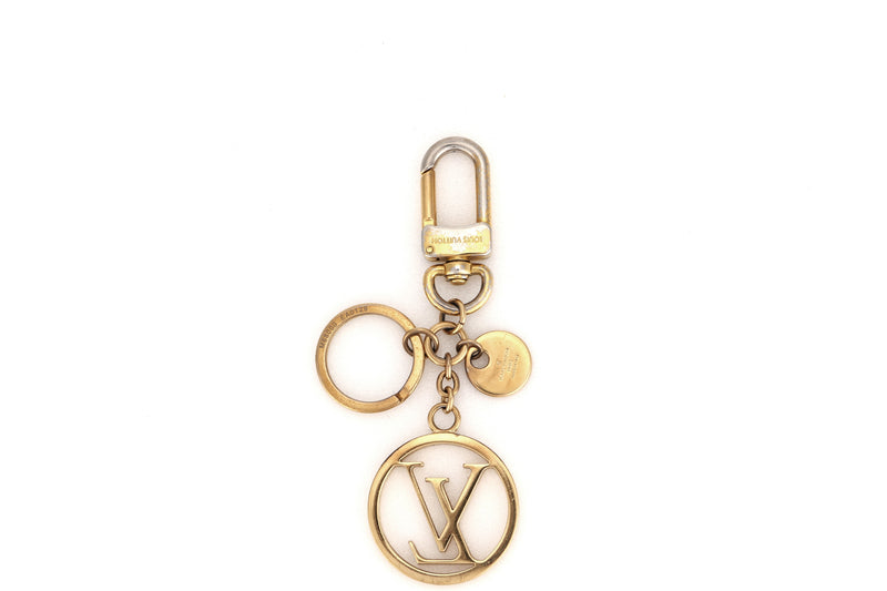 LOUIS VUITTON M68000 BAG CIRCLE KEY RING CHARM (EA0129), WITH BOX