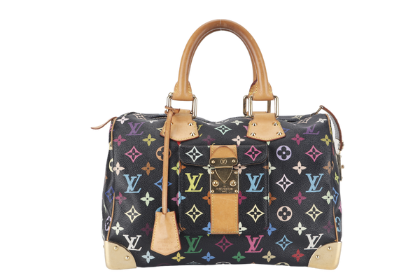 LOUIS VUITTON SPEEDY 30 (M92642) MULTICOLOR MONOGRAM CANVAS NO DUST COVER