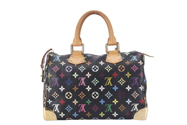 LOUIS VUITTON SPEEDY 30 (M92642) MULTICOLOR MONOGRAM CANVAS NO DUST COVER