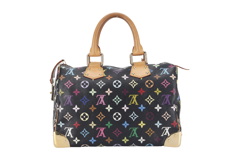 LOUIS VUITTON SPEEDY 30 (M92642) MULTICOLOR MONOGRAM CANVAS NO DUST COVER