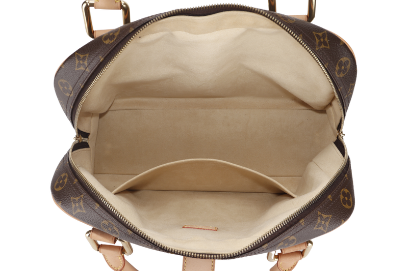 LOUIS VUITTON M40025 MANHATTAN GM MONOGRAM CANVAS GOLD HARDWARE WITH DUST COVER