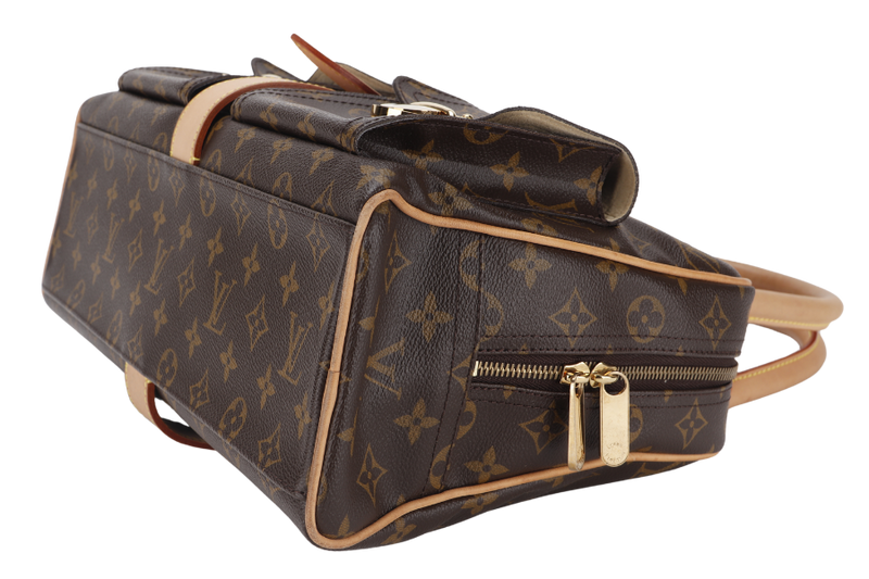 LOUIS VUITTON M40025 MANHATTAN GM MONOGRAM CANVAS GOLD HARDWARE WITH DUST COVER