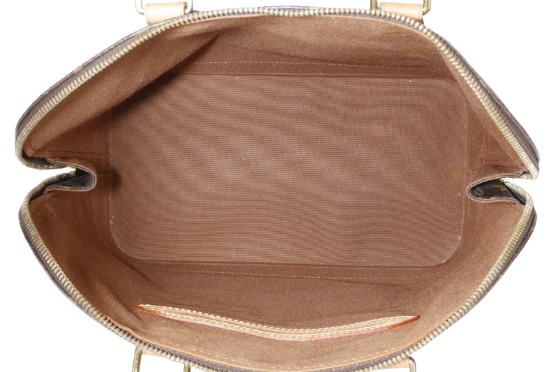 LOUIS VUITTON M51130 ALMA PM MONOGRAM COATED CANVAS GOLD HARDWARE WITH DUST COVER