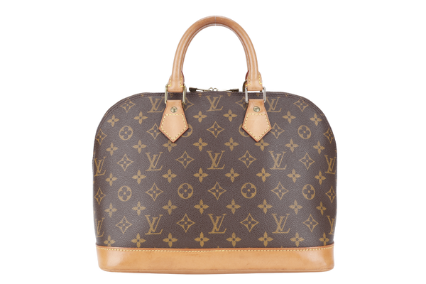 LOUIS VUITTON M51130 ALMA PM MONOGRAM COATED CANVAS GOLD HARDWARE WITH DUST COVER