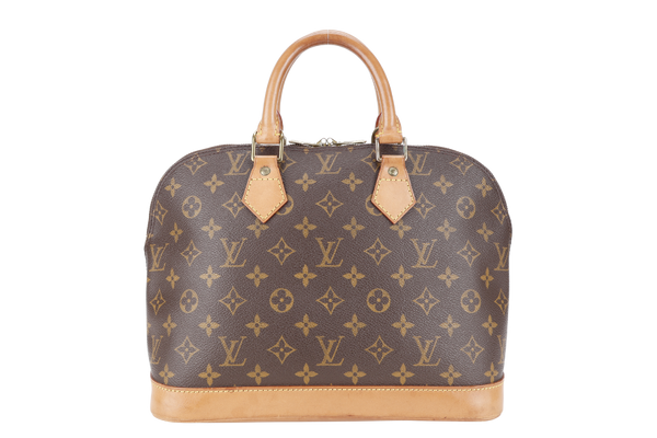 LOUIS VUITTON M51130 ALMA PM MONOGRAM COATED CANVAS GOLD HARDWARE WITH DUST COVER