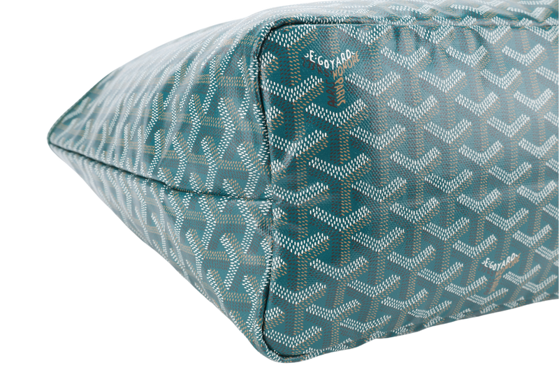 GOYARD SAINT LOUIS PM BAG GREEN COLOR WITH DUST COVER