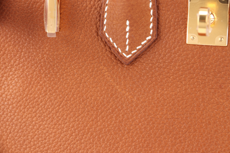 HERMES BIRKIN 25 FAUVE BARENIA FAUBOURG LEATHER STAMP K (YEAR 2025) GOLD HARDWARE WITH LOCK & KEYS, DUST COVER AND BOX
