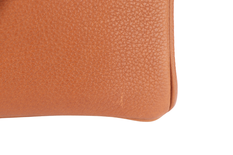 HERMES BIRKIN 25 FAUVE BARENIA FAUBOURG LEATHER STAMP K (YEAR 2025) GOLD HARDWARE WITH LOCK & KEYS, DUST COVER AND BOX