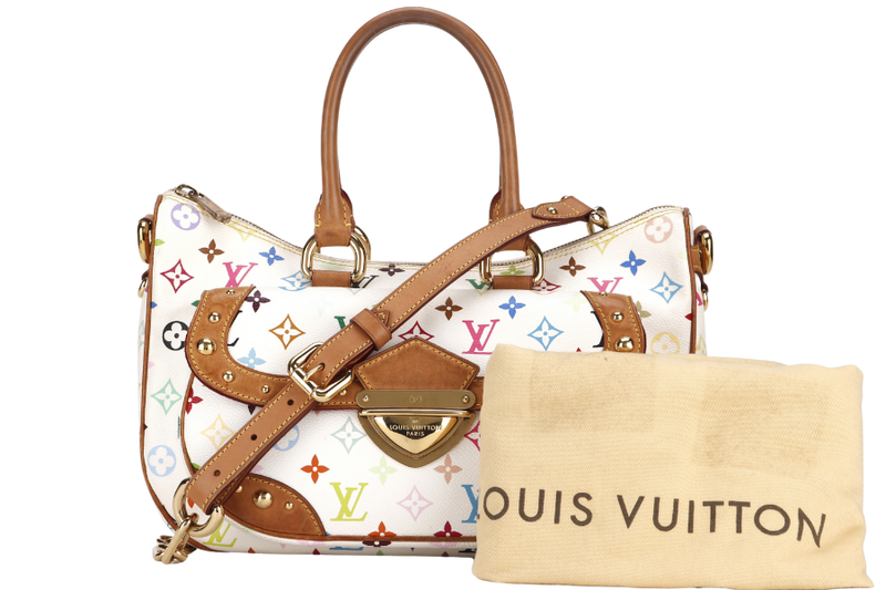 LOUIS VUITTON TAKASHI MURAKAMI MULTICOLOR BAG, WITH STRAP & DUST COVER